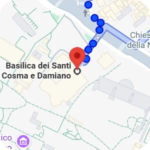 Itinenari per Basilica dei SS. Cosma e Damiano, Roma