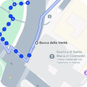 Itinenari per Bocca della Verità, Roma
