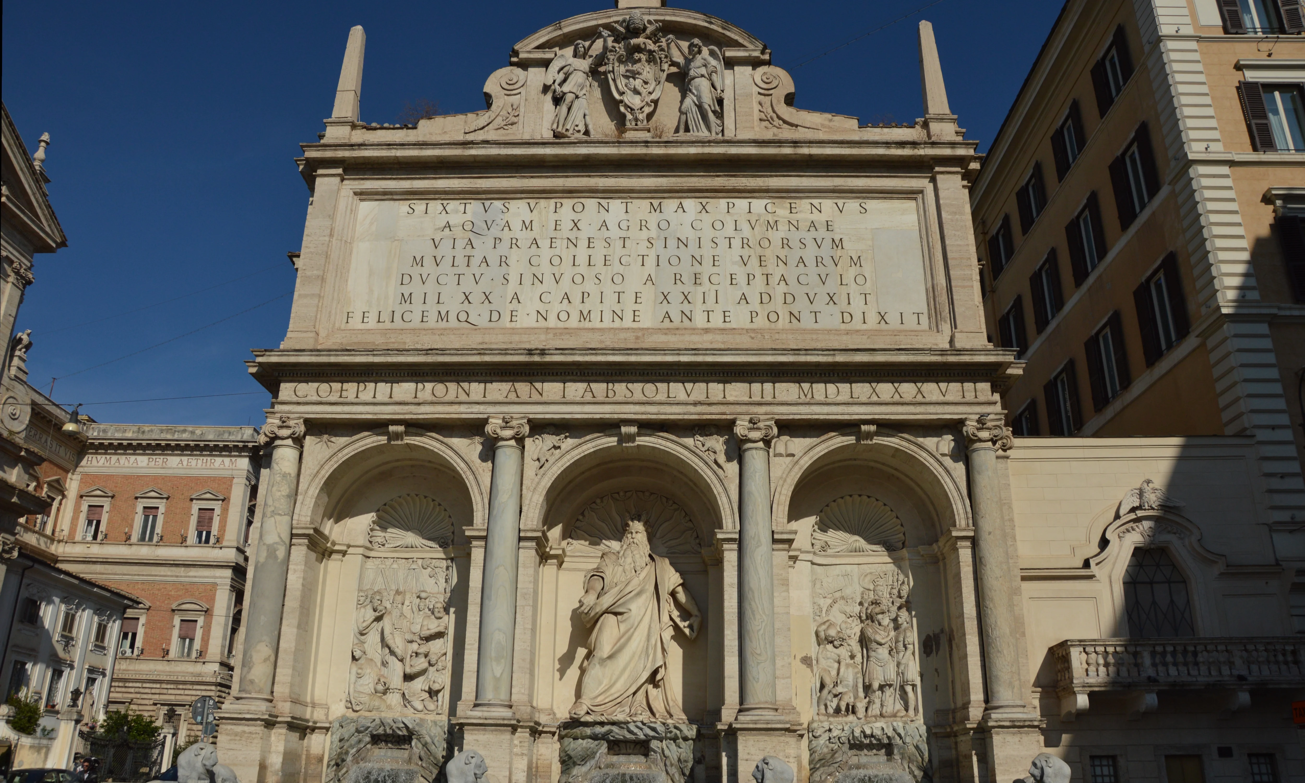 Fontana del Mosè, Rome | Zoompit