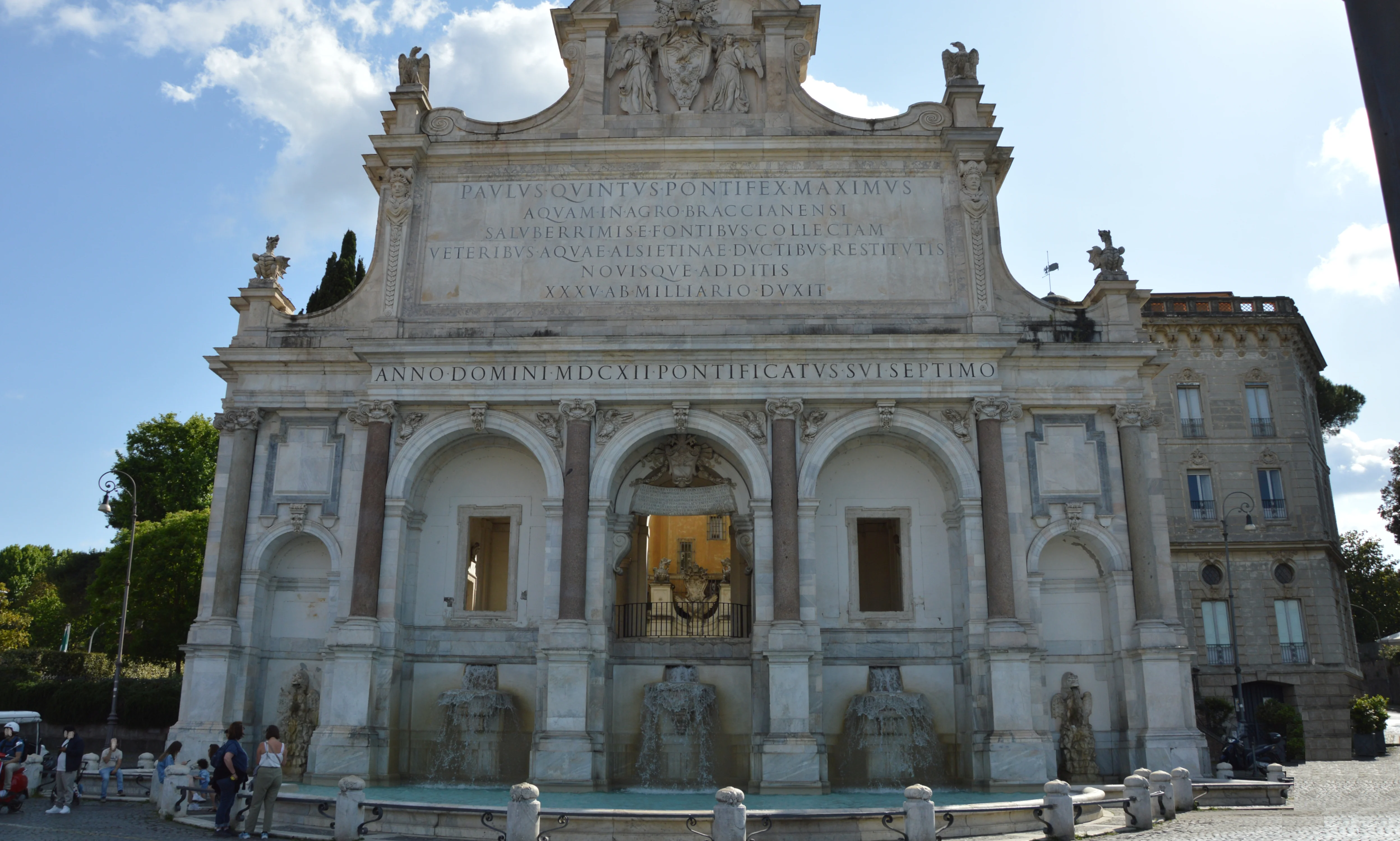 Fontana dell'acqua Paola (Fontanone), Roma | Zoompit