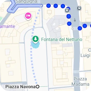 Itinenari per Piazza Navona, Roma