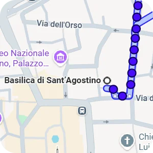 Itinenari per Basilica di Sant’Agostino , Roma