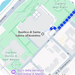Itinenari per Basilica di Santa Sabina all'Aventino, Roma
