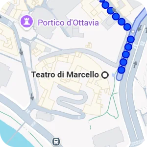 Itinenari per Teatro Marcello, Roma